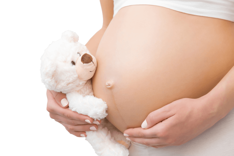 Hämorrhoiden in der Schwangerschaft - Schwangere Frau